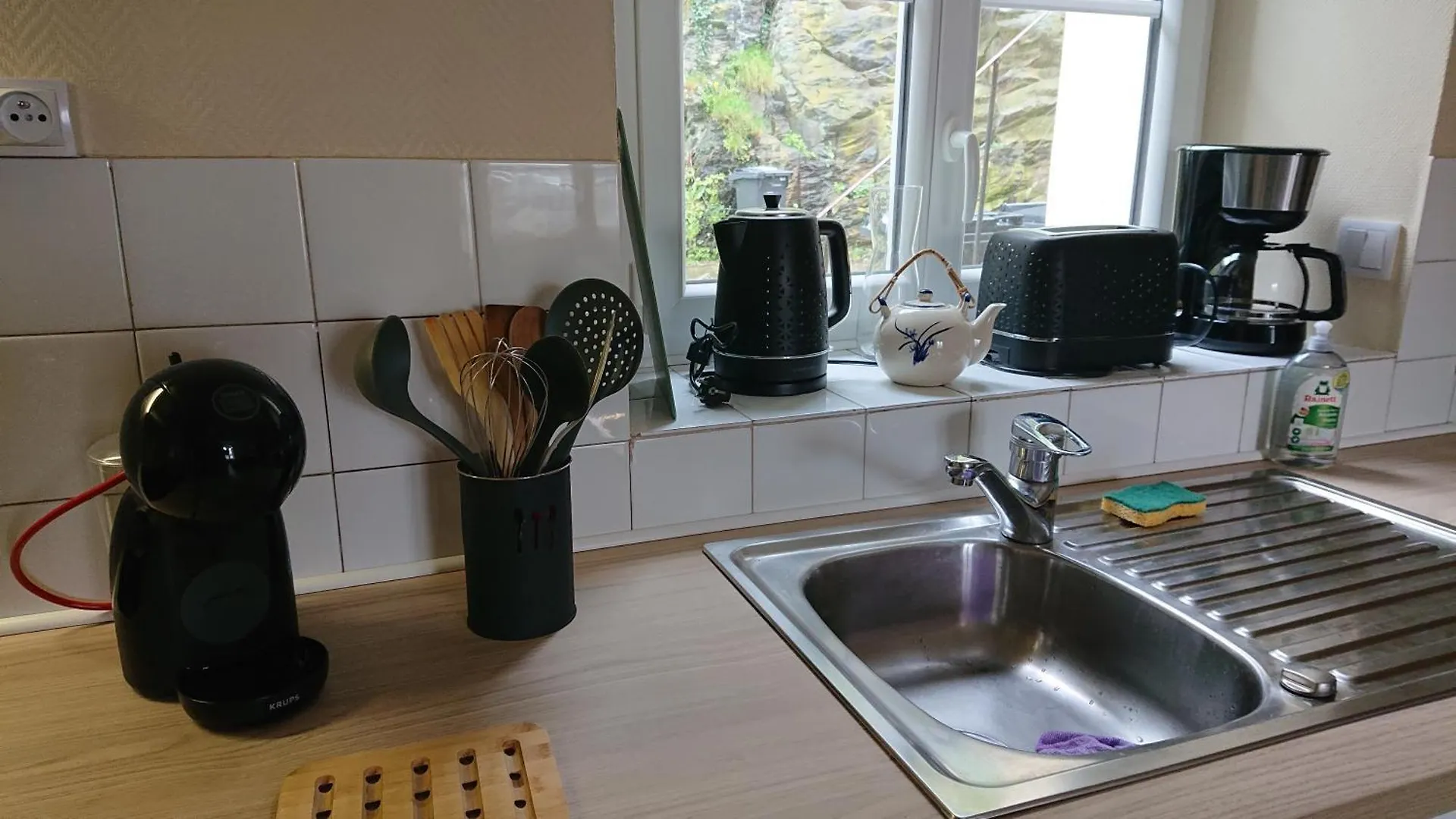 公寓 Appartement Bluema 2 Chambres Rdc, Proche Gare, Vue Sur Le Chateau 维特雷
