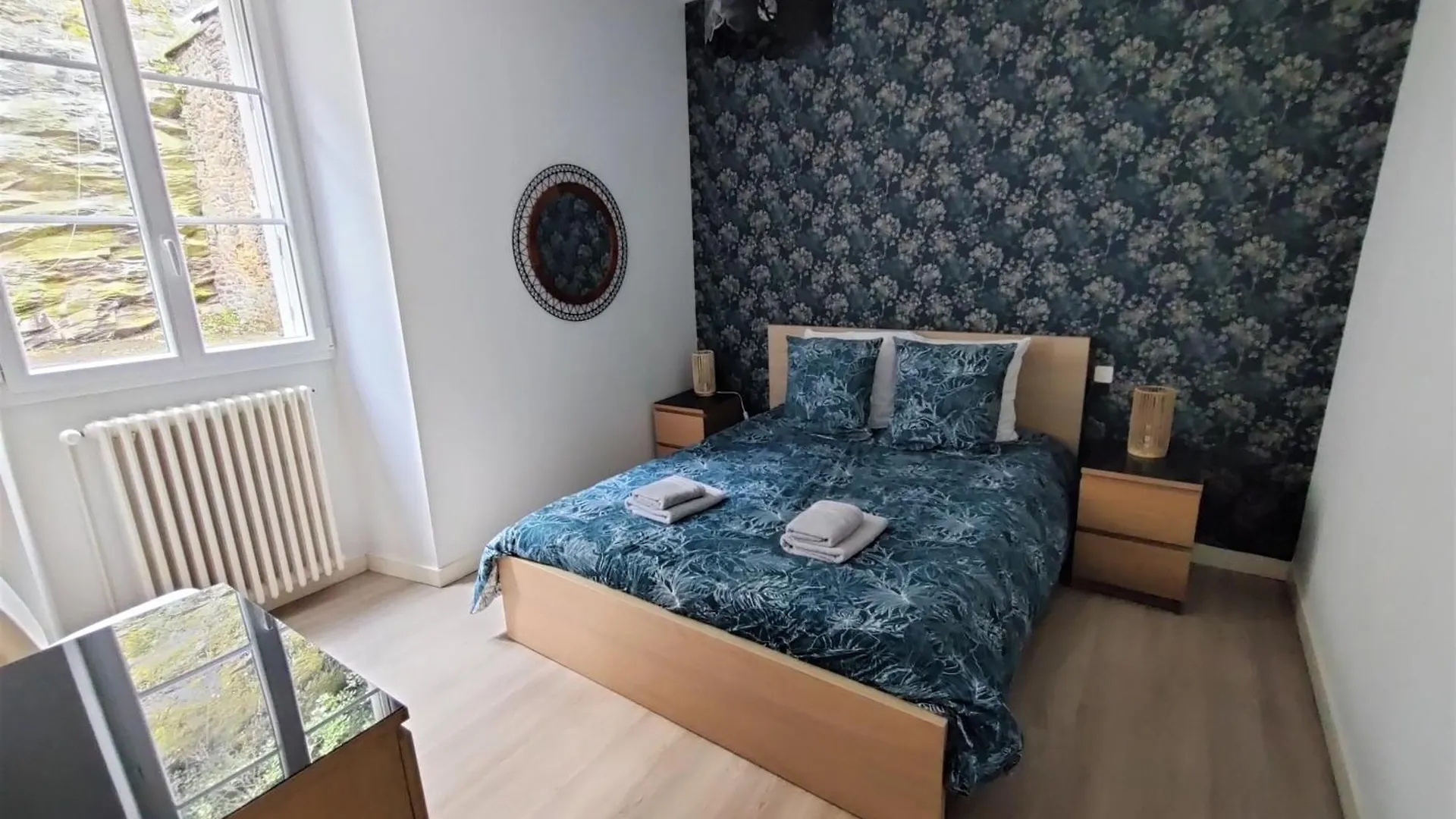Appartement Bluema 2 Chambres Rdc, Proche Gare, Vue Sur Le Chateau 维特雷 公寓